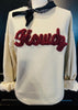 Chenille Letter Howdy Sweatshirt