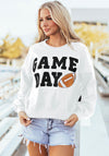 White Game Day Sweatshirt