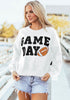 White Game Day Sweatshirt