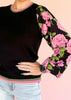 Floral Dream Banded Sweater