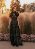Black Lace Evening Dress